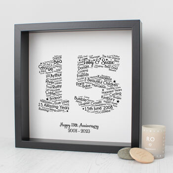 Personalised 15th Wedding Anniversary Gift For Husband, 2 of 8