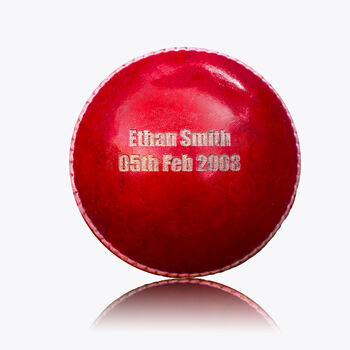 Personalised Cricket Ball, 6 of 8