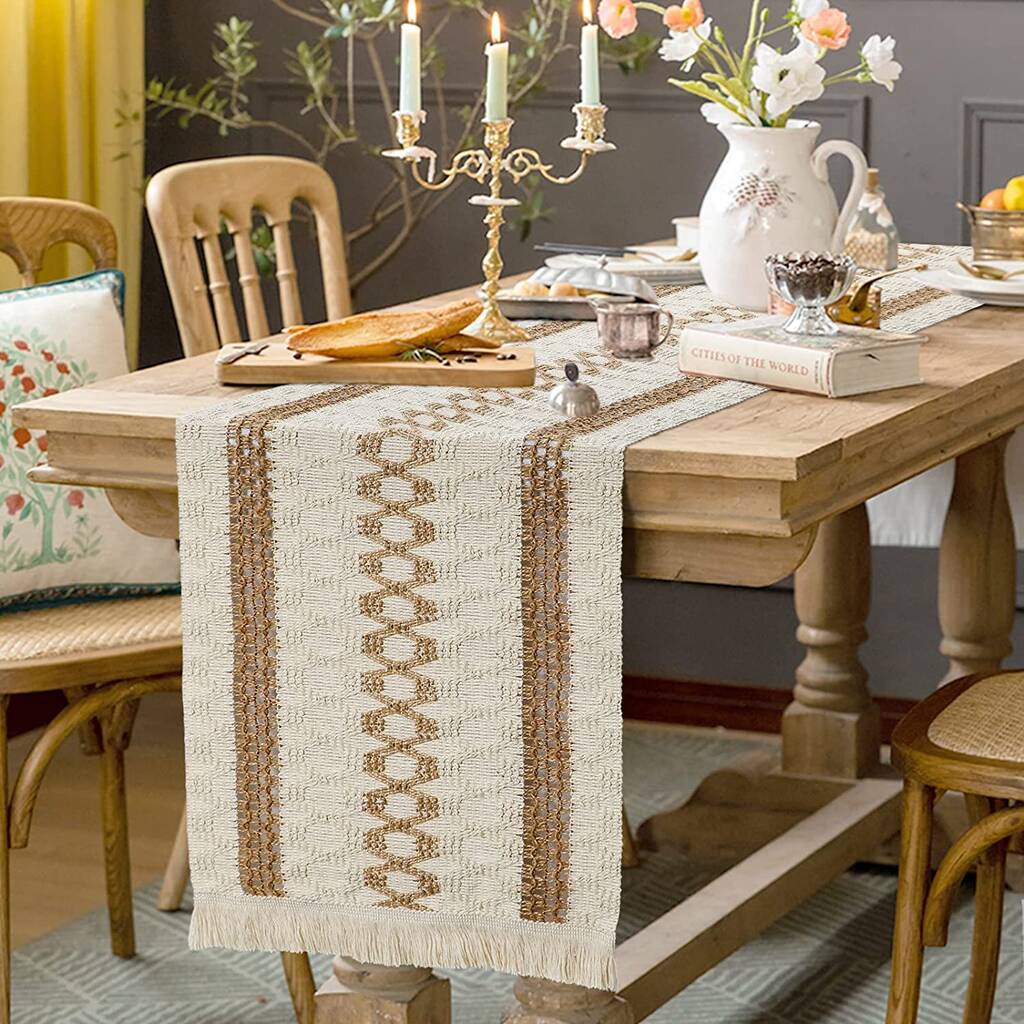 Splicing Cotton Table Runner, 1 of 7