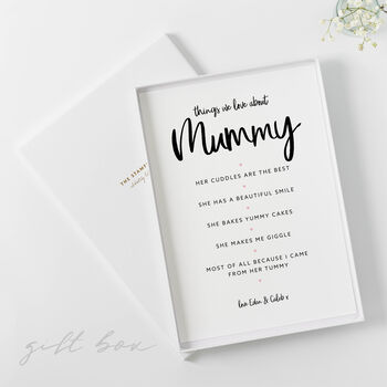 Things We Love About Mummy Print, 4 of 5