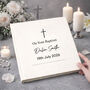 Personalised Photo Album – Baptism Cross Design, thumbnail 1 of 3