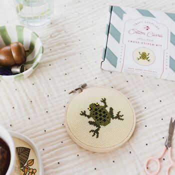 Frog Cross Stitch Kit, 3 of 3