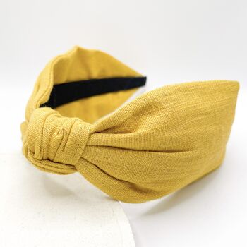 Mustard Knot Headband Hair Accessory, 2 of 7