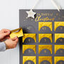 Personalised Chart Of Advent Surprises, thumbnail 2 of 3