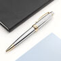 Personalised Cross Silver Gold Plated Medallist Pen, thumbnail 5 of 7
