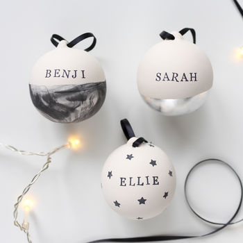 Personalised Baby's First Christmas Bauble, 3 of 6