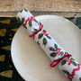Botanical Holly White Christmas Cracker Set Of 12, thumbnail 2 of 7