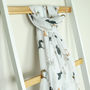 Whippet Print Scarf, thumbnail 10 of 11