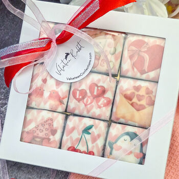 Valentine's Day Biscuits Gift Box, Nine Biscuits, 3 of 12