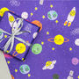 Cosmic Space Gift Wrap Set Of Two Sheets, thumbnail 1 of 2