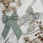 Personalised Embroidered Small Liberty Hair Bow, thumbnail 3 of 6