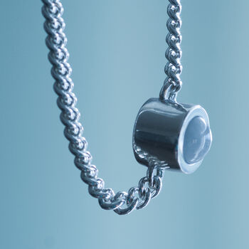 Personalised Minimalist Hidden Photo Bracelet In Sterling Silver, 5 of 8