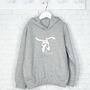 Ballet Shoes Personalised Dance Hoodie For Kids, thumbnail 4 of 7