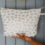 Mirage Bricks Recycled Cotton Wash Bag, thumbnail 5 of 5