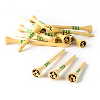 Mixed Size Classic Bamboo Golf Tees 30pcs Gift, 4 of 8