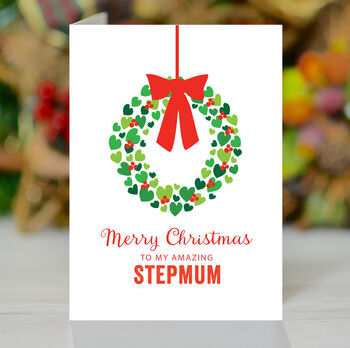 Amazing Step Mum Christmas Card, 3 of 3