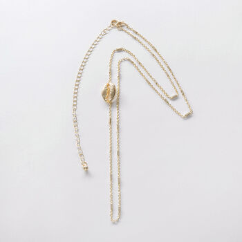 Gold Plated Shell Necklace, 3 of 4