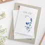 Personalised Forget Me Not Flowers Travel Jewellery Box, thumbnail 4 of 5