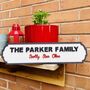Personalised Family Anniversary Wooden Roadsign, thumbnail 1 of 3