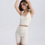 High Rise Cashmere Shorts, thumbnail 1 of 5