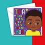 Affirmation Black Boys Birthday Card, thumbnail 1 of 5
