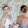 Ivory Lace Bridal Crown 'Kenynen', thumbnail 9 of 11
