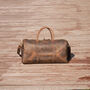Genuine Leather Holdall Light Brown, thumbnail 9 of 12