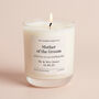 Personalised Gift For Mother Of The Groom Soy Candle, thumbnail 1 of 5