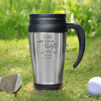 Personalised Best By Par Golf Travel Mug, 3 of 3