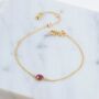 Hampton Ruby And Gold Vermeil Bracelet, thumbnail 1 of 5