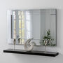 Glass Flat Wall Mirror, thumbnail 2 of 4