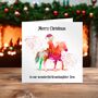 Horseriding Christmas Card, thumbnail 1 of 2