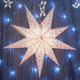 Sequinned Paper Starlight Lampshade, thumbnail 1 of 7