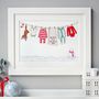 Personalised Baby's First Christmas Print, thumbnail 1 of 7