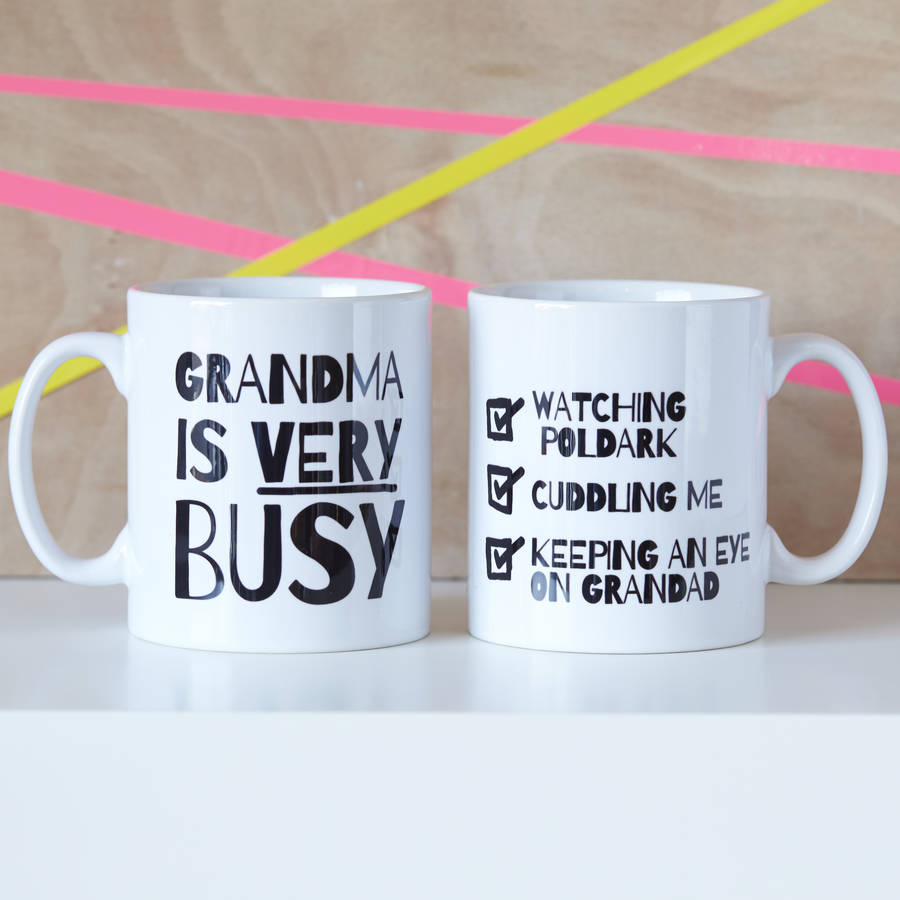 personalised very busy grandma