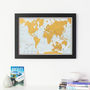 Personalised Scratch The World® Travel Edition Map, thumbnail 10 of 12