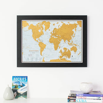 Personalised Scratch The World® Travel Edition Map, 10 of 12