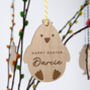 Personalised Wooden Easter Chick Decoration, thumbnail 1 of 2