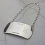 Personalised Fathers Day Decanter Label Sterling Silver, thumbnail 4 of 8