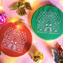 Gingerbread House Christmas Embroidery Kit, thumbnail 2 of 6