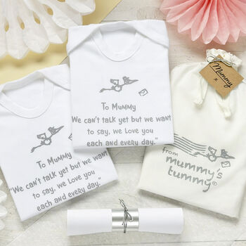 Twins Baby Shower Gift, Mum To Be, New Parents, 4 of 12