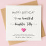 Personalised Birthday Card For Daughter, thumbnail 1 of 6