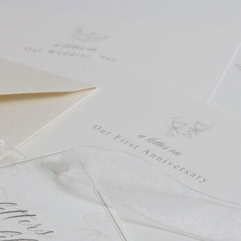 Letters For A Lifetime Wedding Letter Set, 5 of 6