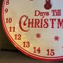 Metal 'Days Till Christmas' Countdown Clock, thumbnail 2 of 2