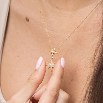 Art Deco Star Necklace, 2 of 6