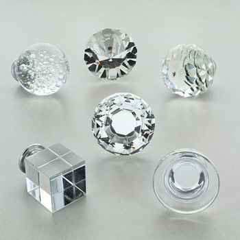 Normal Crystal Cabinet Knobs Glass Kitchen Cupboard Knobs 