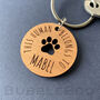 Personalised Dog Lover Key Ring. This Human Belongs To, thumbnail 6 of 7