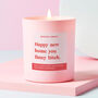 Funny New Home Gift Pink Candle New Home Fancy Bitch, thumbnail 1 of 3