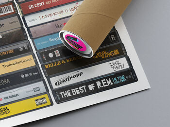 23rd Birthday 2003 Music Print Personalised Gift, 4 of 9