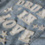 Bride Embroidered Denim Jacket 'Drunk In Love', thumbnail 9 of 9
